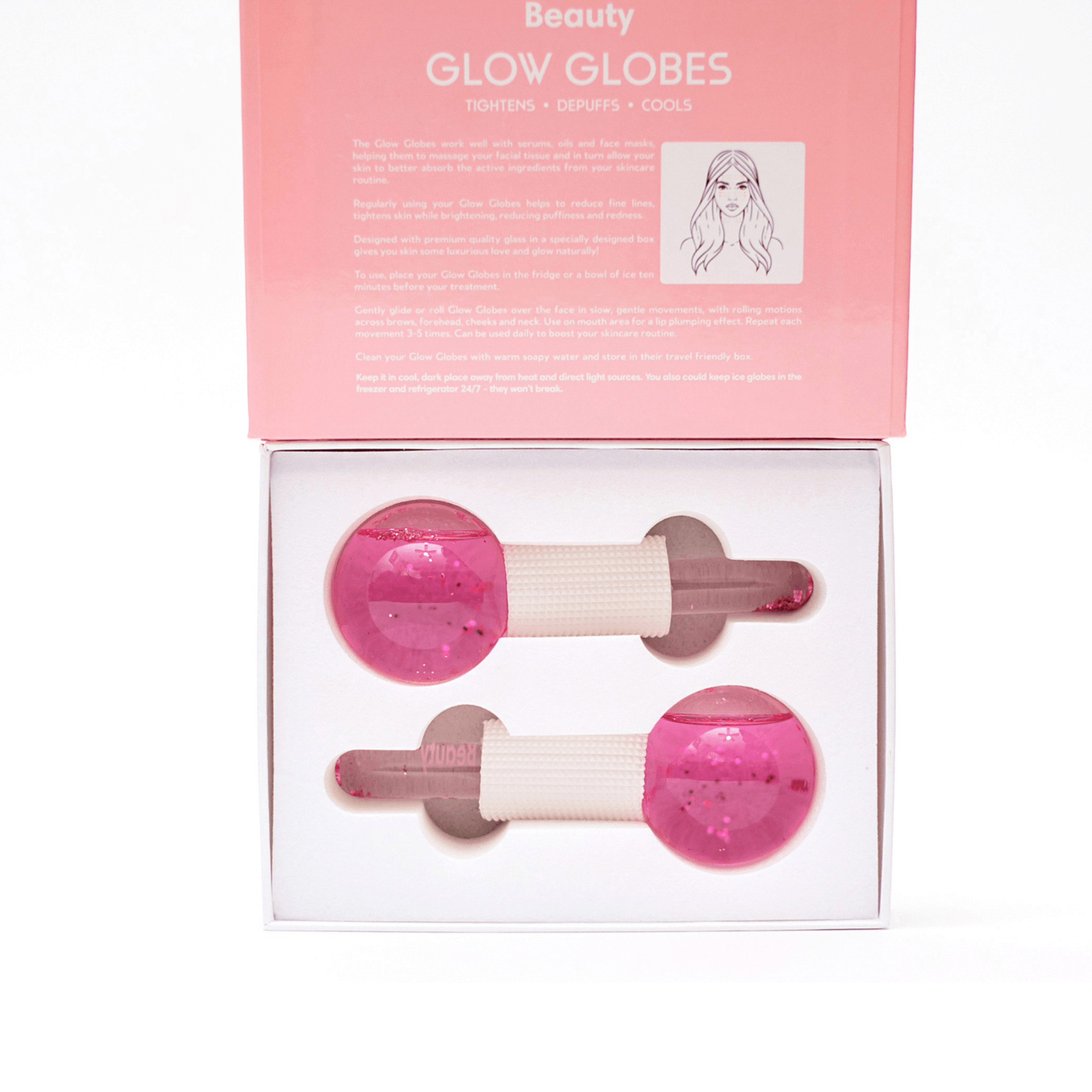 Ice Globes for Face | Cooling Facial Massage Globes