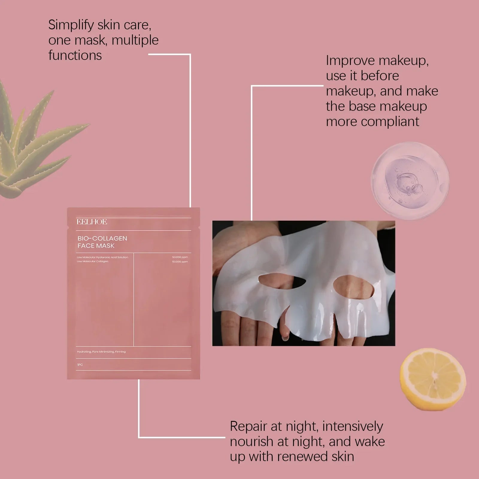 Eelhoe Bio Collagen Face Mask Set