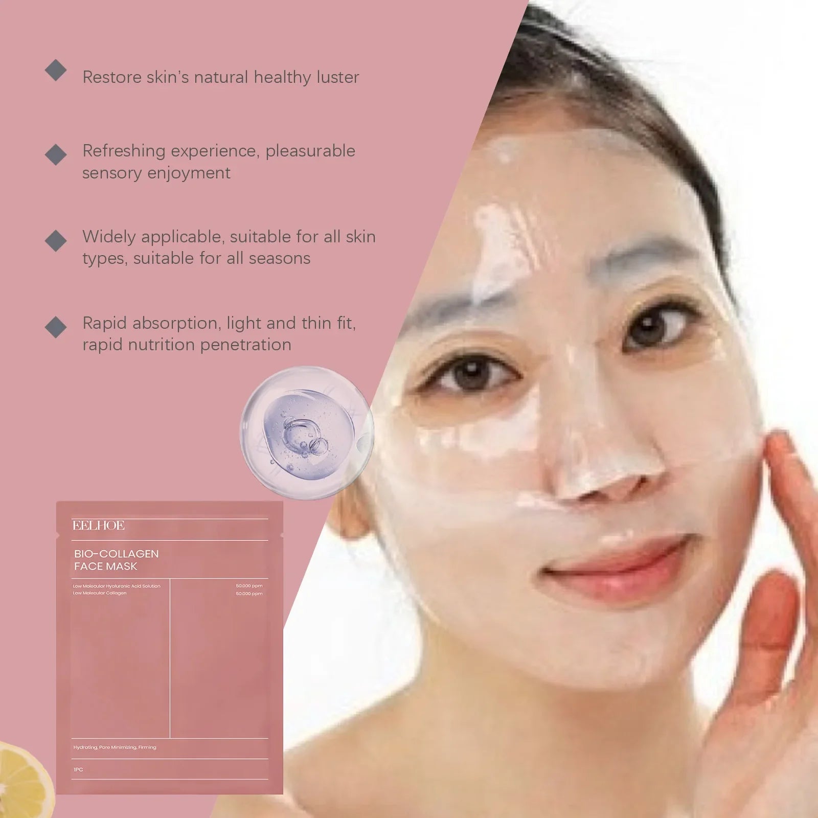 Eelhoe Bio Collagen Face Mask Set