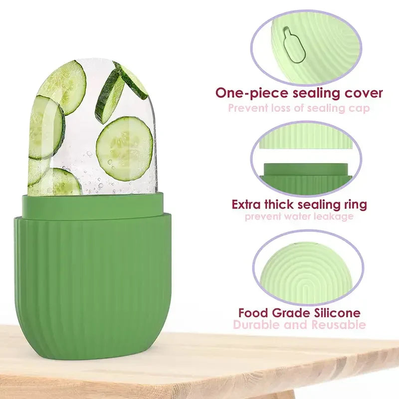 Silicone Ice Face Roller: Sculpt, Soothe, contour, refresh and massage relax