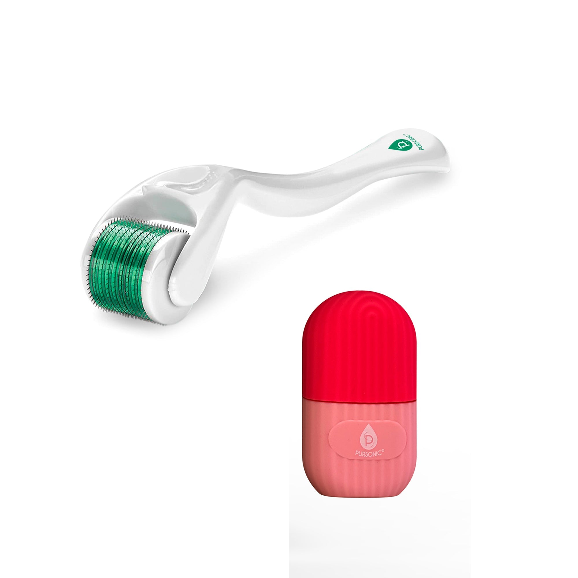 Ice Cube Facial Roller Massager and Micro Needle Derma Roller