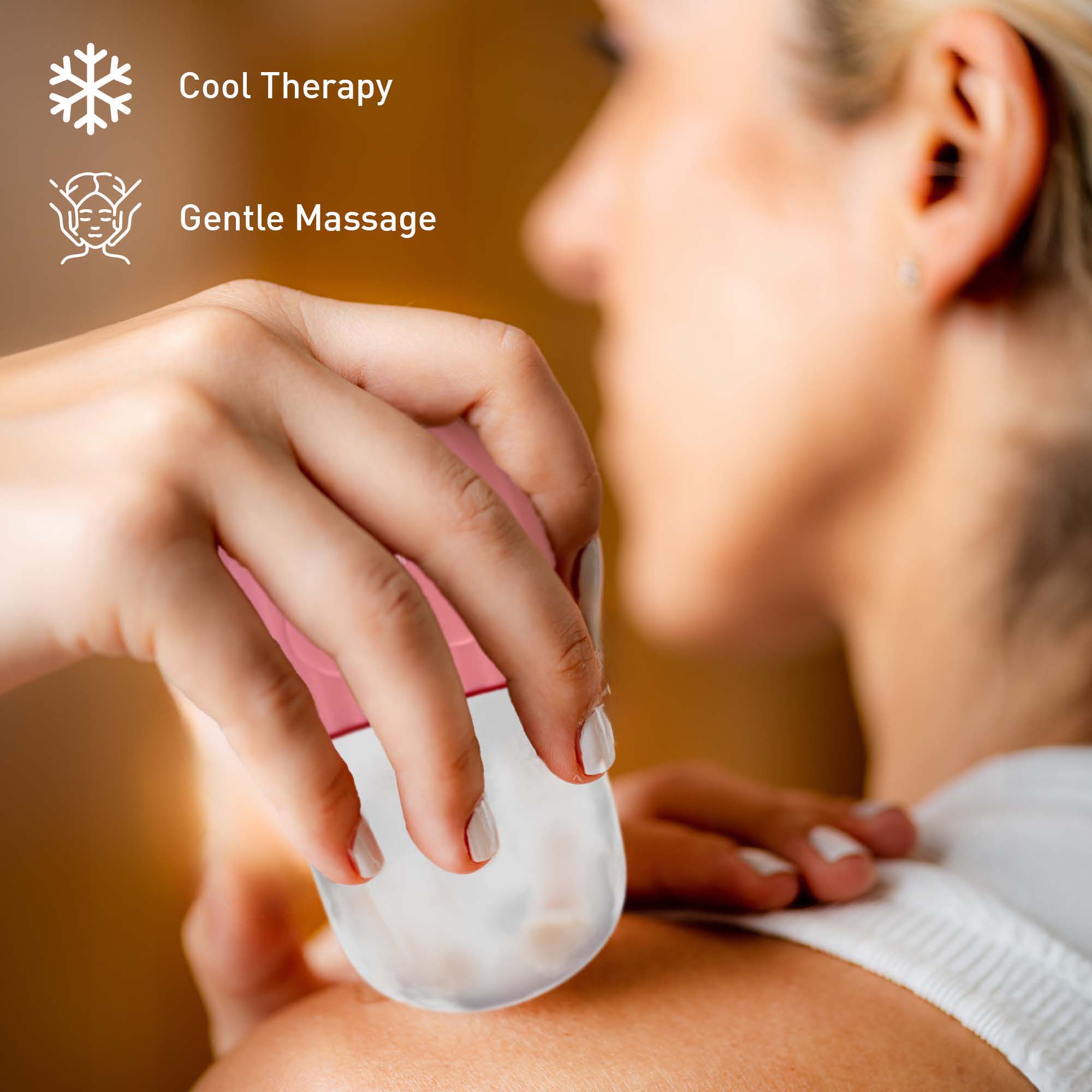Ice Cube Facial Roller Massager and Micro Needle Derma Roller