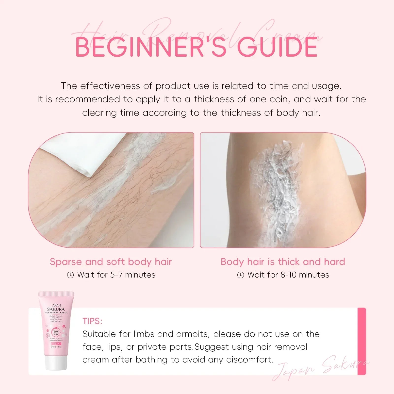 LAIKOU Hair Removal Cream for Intimate Areas 50g