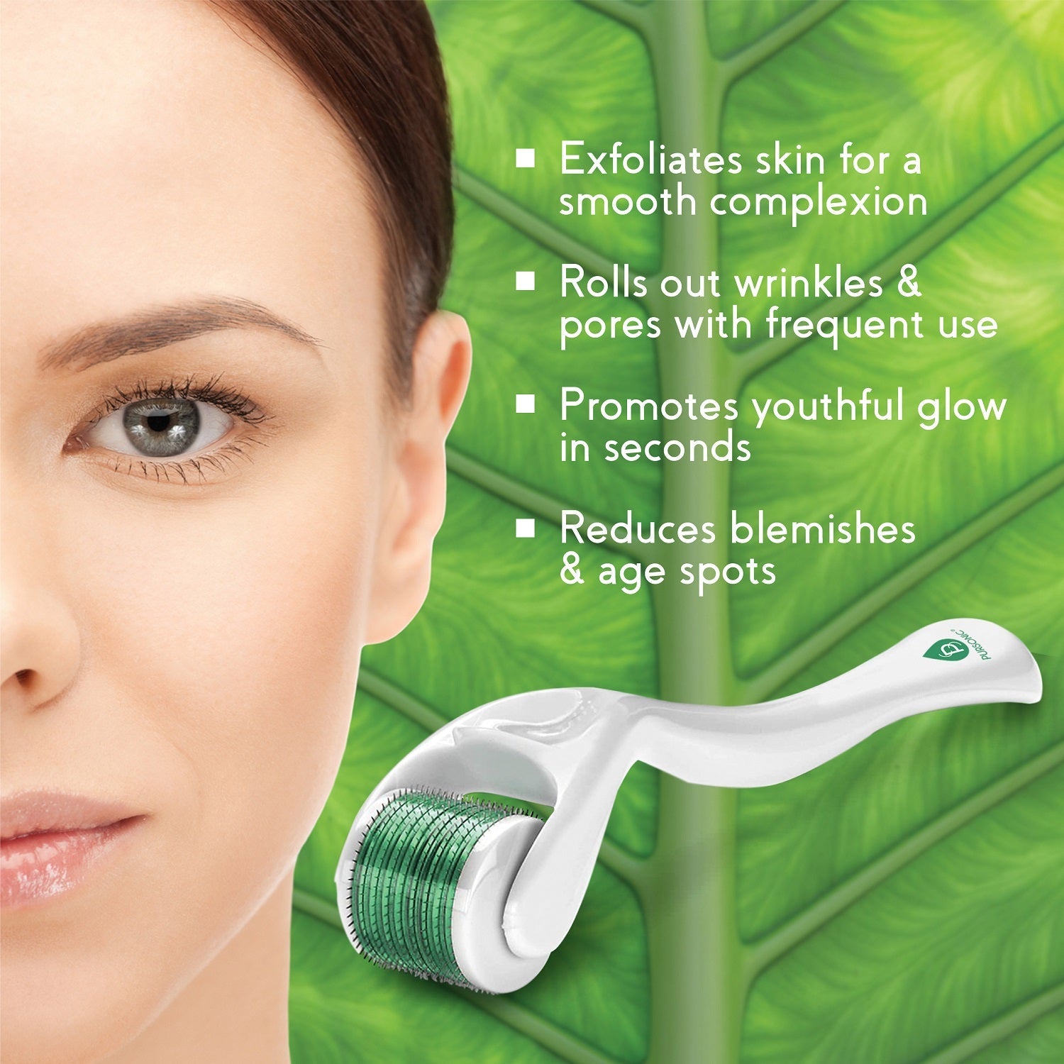 Ice Cube Facial Roller Massager and Micro Needle Derma Roller