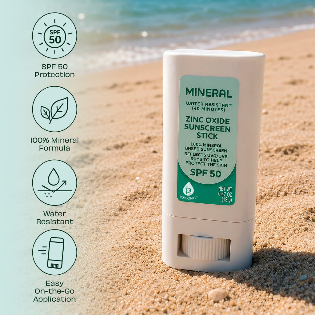 Mineral Zinc Oxide Sunscreen Stick SPF 50 – Broad Spectrum Sun Protection